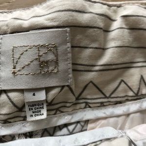 Anthropologie patterned shorts